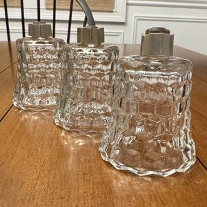 Homco Glass Votive Cups